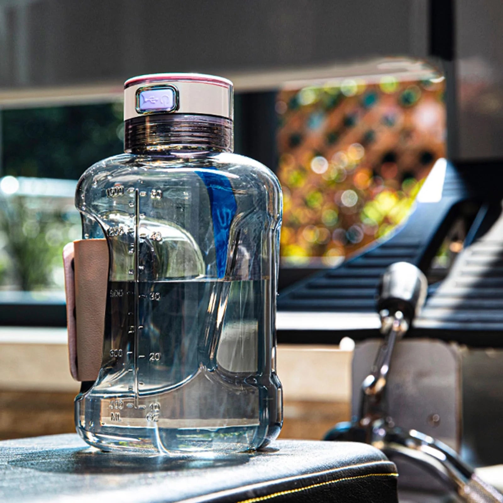 Hydrogen Water Generator 1500Ml Large Capacity Drop Proof Hydrogen Water Bottle Portable Hydrogen Water Machine Sports Water Bottle, Clearance Sales