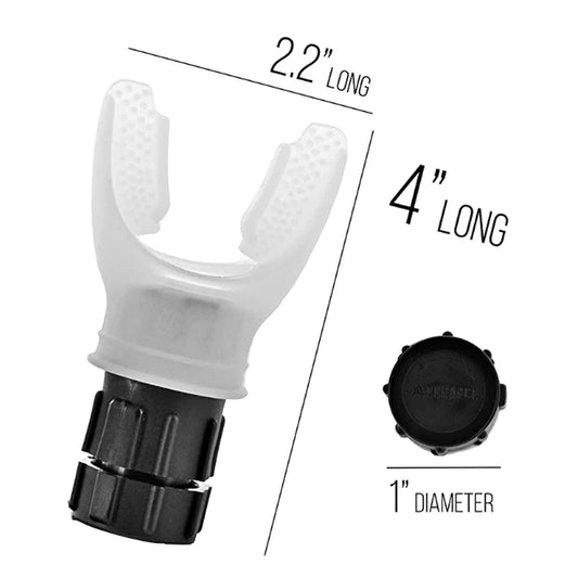 Lung Fitness Trainer Silicone Breathing Mouthpiece Respirator Training Equipment